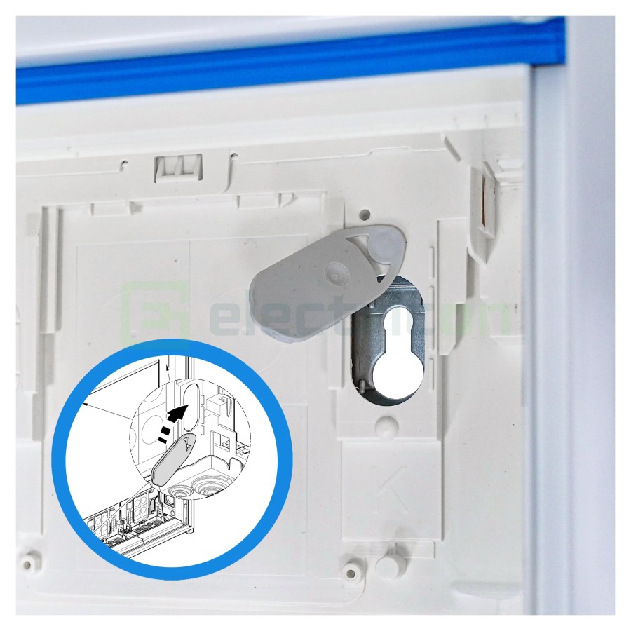 Tablou electric metalic, 144 module, 6X24, aplicat, Hager, Univers, IP44, Hager, FWB62S - Electricon.ro
