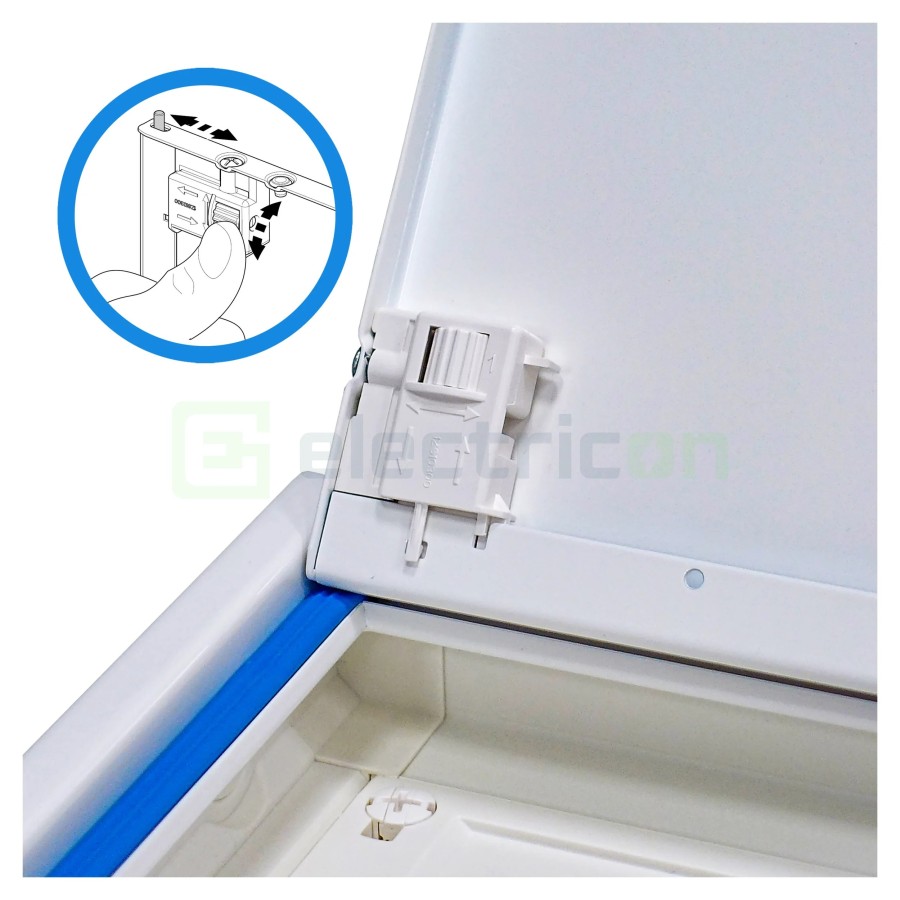 Tablou electric metalic, 144 module, 6X24, aplicat, Hager, Univers, IP44, Hager, FWB62S - Electricon.ro