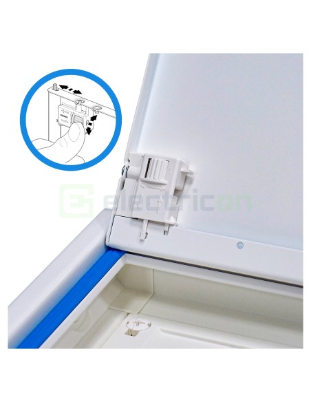 Tablou electric metalic, 144 module, 6X24, aplicat, Hager, Univers, IP44, Hager, FWB62S - Electricon.ro