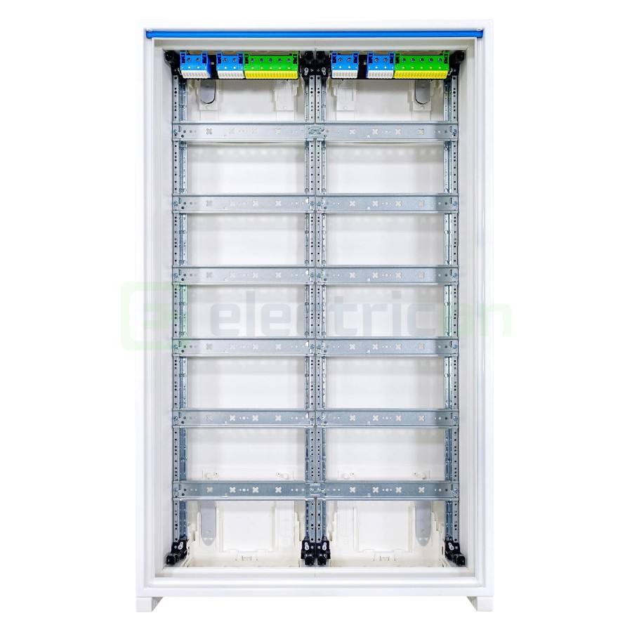 Tablou electric metalic, 144 module, 6X24, aplicat, Hager, Univers, IP44, Hager, FWB62S - Electricon.ro