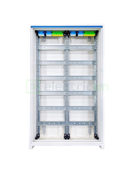 Tablou electric metalic, 144 module, 6X24, aplicat, Hager, Univers, IP44, Hager, FWB62S - Electricon.ro