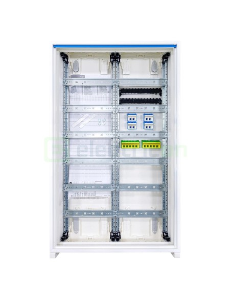 Tablou electric metalic, 144 module, 6X24, aplicat, Hager, Univers, IP44, Hager, FWB62S - Electricon.ro