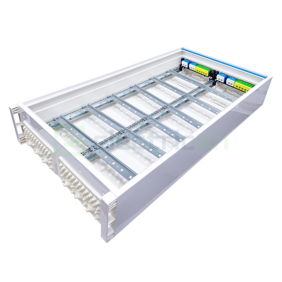 Tablou electric metalic, 144 module, 6X24, aplicat, Hager, Univers, IP44, Hager, FWB62S - Electricon.ro