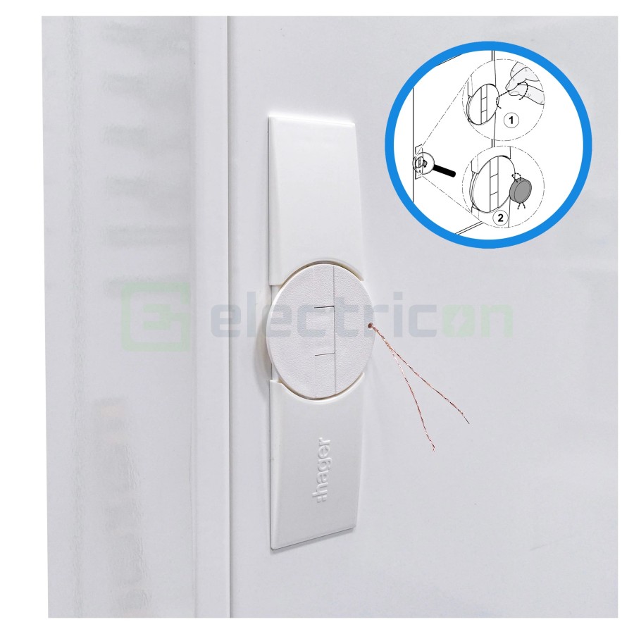 Tablou electric, metalic, 180 module, 5x36, aplicat, IP44, Hager, Univers, FWB53S- Electricon.roFWB53S