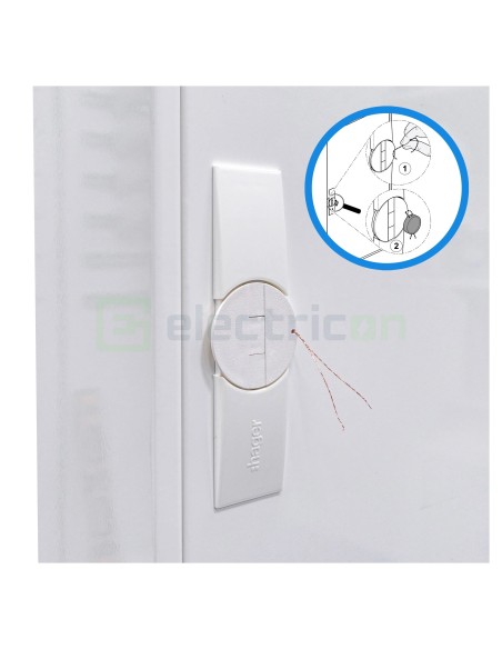 Tablou electric, metalic, 180 module, 5x36, aplicat, IP44, Hager, Univers, FWB53S- Electricon.roFWB53S