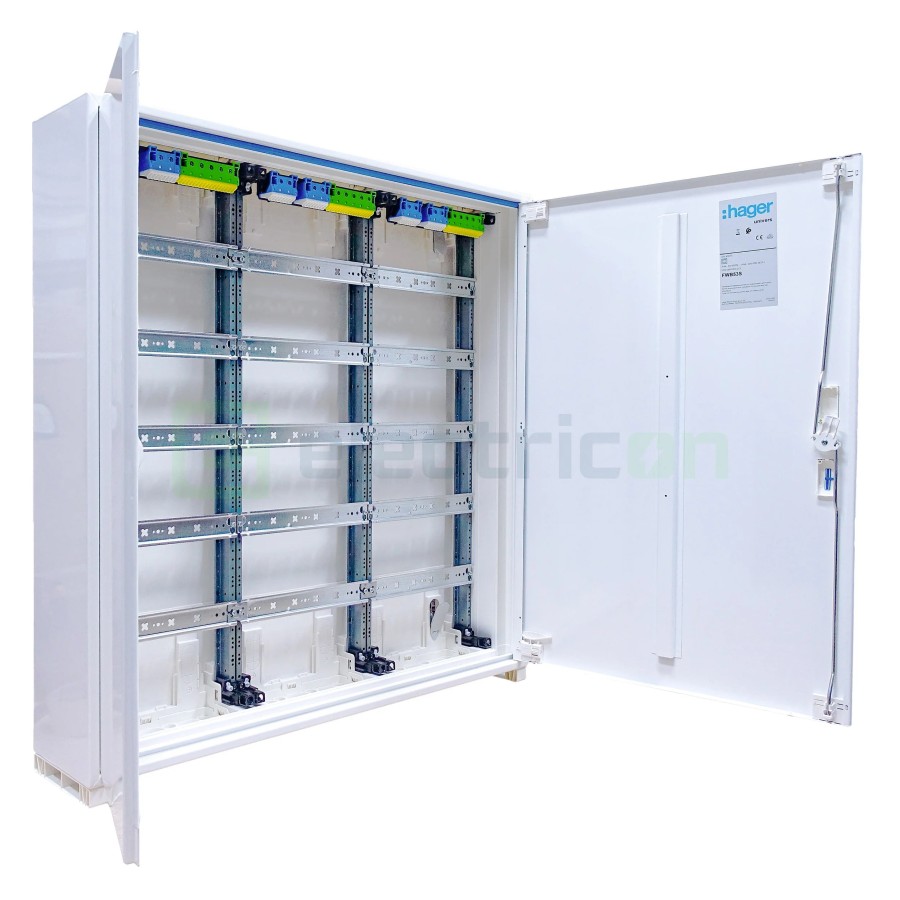 Tablou electric, metalic, 180 module, 5x36, aplicat, IP44, Hager, Univers, FWB53S- Electricon.roFWB53S