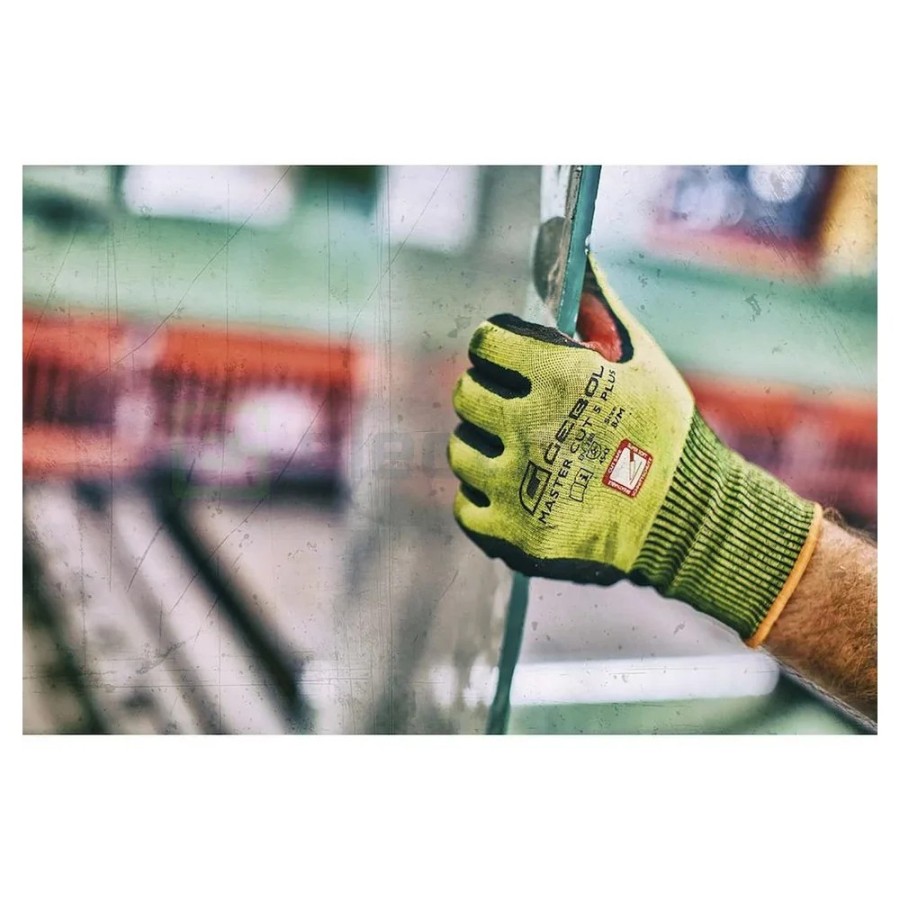 Mănuși de lucru - rezistente la tăiere 9/L - Master Cut C Plus - Gebol - 709821