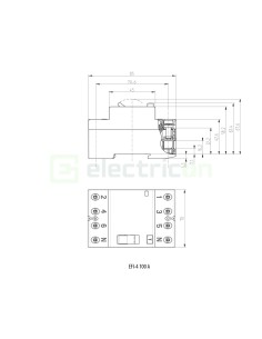 RCCB - Întrerupător diferențial - tip A 100A 300mA 10kA 3P+N EFI-4 A - ETI 0020662154 2