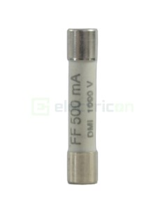 Siguranță fuzibilă - 6,3x32mm tip F pentru multimetre PAN 0,5A/1000V - Pancontrol SI0,5A1000V6,3X32