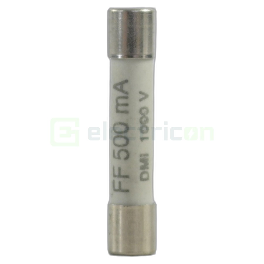 Siguranță fuzibilă - 6,3x32mm tip F pentru multimetre PAN 0,5A/1000V - Pancontrol SI0,5A1000V6,3X32