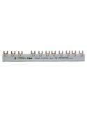 Busbar - Baretă alimentare - 3P trifazat tip furcă 12M (4x MCB 3P) 10mm² 63A - Hager KDN363F