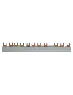 Busbar - Baretă alimentare - 3P trifazat tip furcă 12M (4x MCB 3P) 10mm² 63A - Hager KDN363F 2