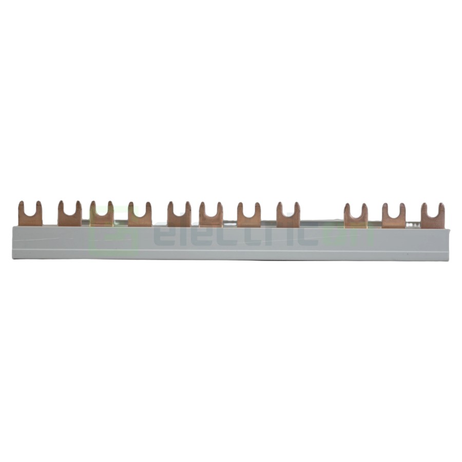 Busbar - Baretă alimentare - 3P trifazat tip furcă 12M (4x MCB 3P) 10mm² 63A - Hager KDN363F