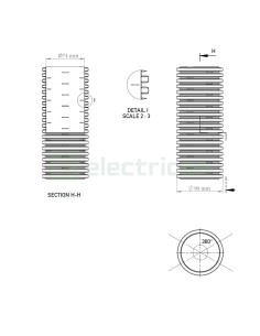 Țeavă riflată pentru drenaj cu perete dublu, D 90 mm, rolă de 50 metri, Kouvidis Geodrain Plus 2031090 2
