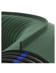 Țeavă riflată pentru drenaj cu perete dublu, cu geotextil incorporat D 63 mm, rolă de 50 metri, Kouvidis Geodrain Plus 2028063 2