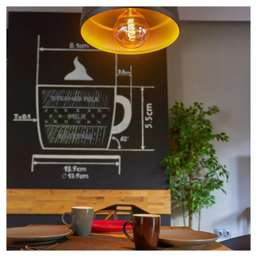 Bec inteligent - Bec smart - Vintage G125, Dimmer, Wi-Fi, E27, 4W, 260 LM - Shelly Vintage G125