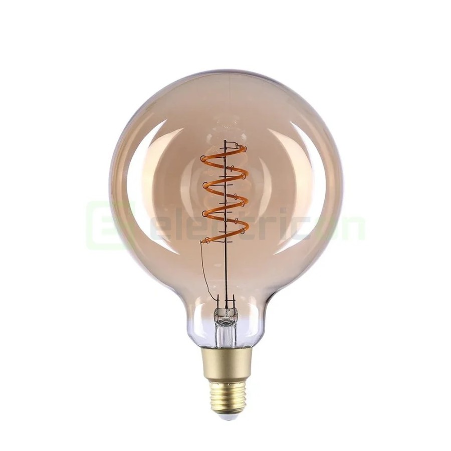 Bec inteligent - Bec smart - Vintage G125, Dimmer, Wi-Fi, E27, 4W, 260 LM - Shelly Vintage G125