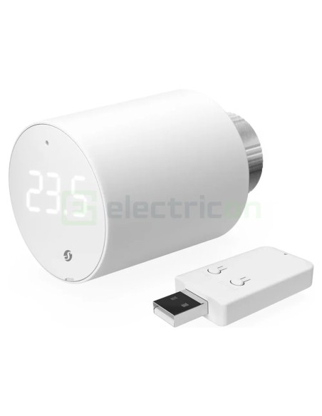Valvă termostatică - Termostat calorifer - BLU TRV, pachet cu hub Bluetooth - Shelly BLU TRV Single
