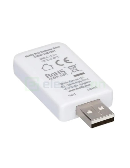 Valvă termostatică - Termostat calorifer - BLU TRV, pachet cu hub Bluetooth - Shelly BLU TRV Single
