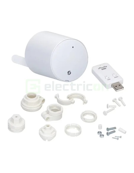Valvă termostatică - Termostat calorifer - BLU TRV, pachet cu hub Bluetooth - Shelly BLU TRV Single