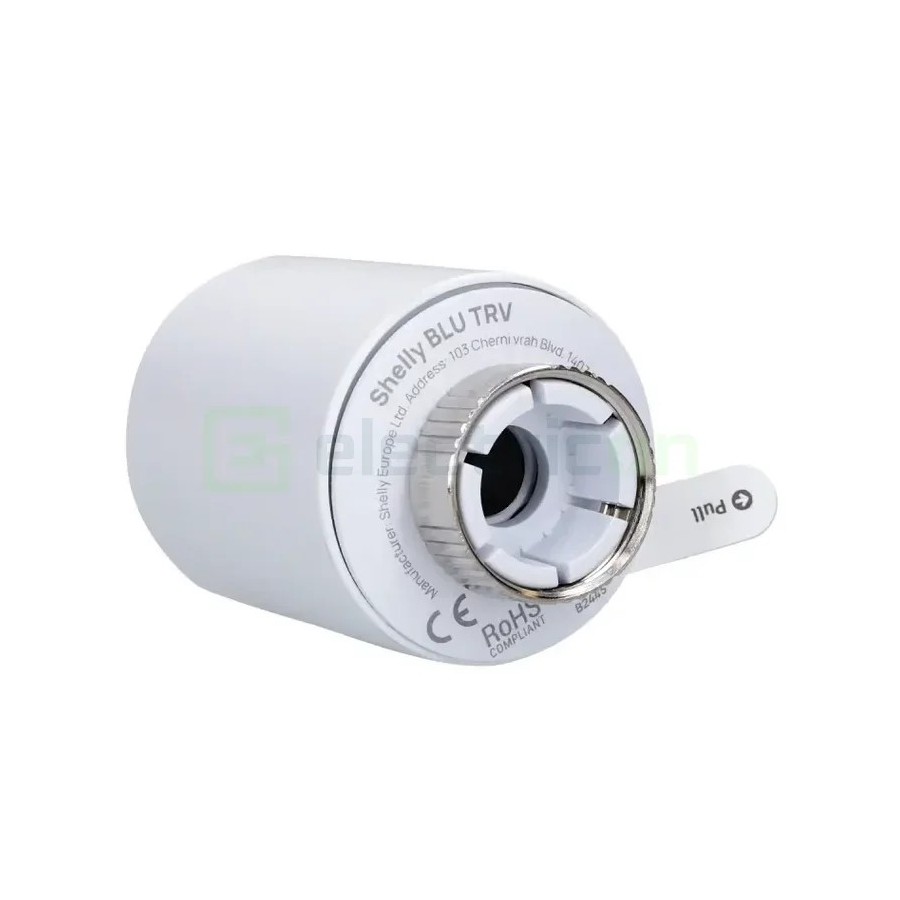 Valvă termostatică - Termostat calorifer - BLU TRV, pachet cu hub Bluetooth - Shelly BLU TRV Single