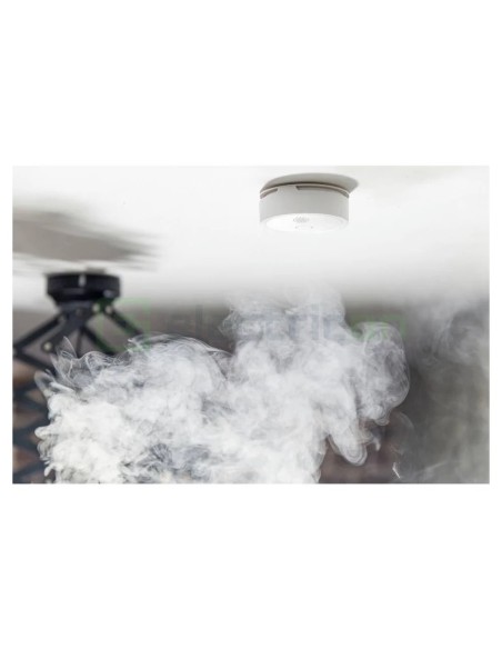 Senzor de fum - Alarmă wireless - Plus Smoke, avertizare sonoră, smart - Shelly Plus Smoke