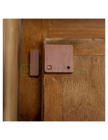 Senzor uși/ferestre - Detector smart - BLU Door/Window, culoare maro, Bluetooth - Shelly BLU Window Brown