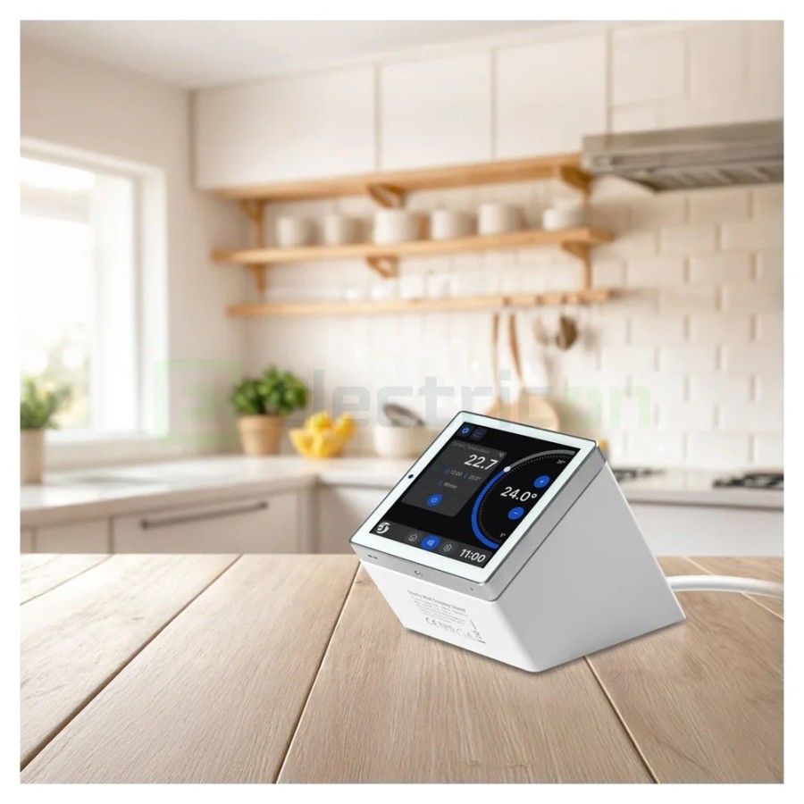 Suport de perete - Adaptor montaj - compatibil cu ecranul Wall Display, alb - Shelly Wall Display Stand W