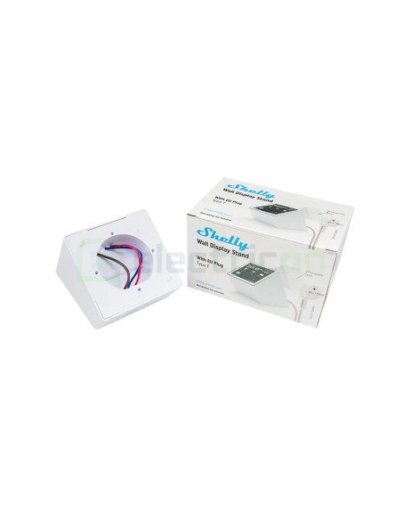 Suport de perete - Adaptor montaj - compatibil cu ecranul Wall Display, alb - Shelly Wall Display Stand W