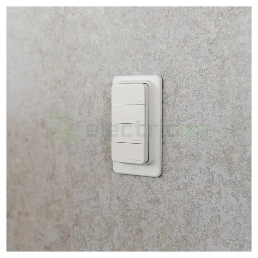 Telecomandă smart - Controler scene - BLU RC Button 4, suport magnetic, Bluetooth - Shelly BLU RC Button 4