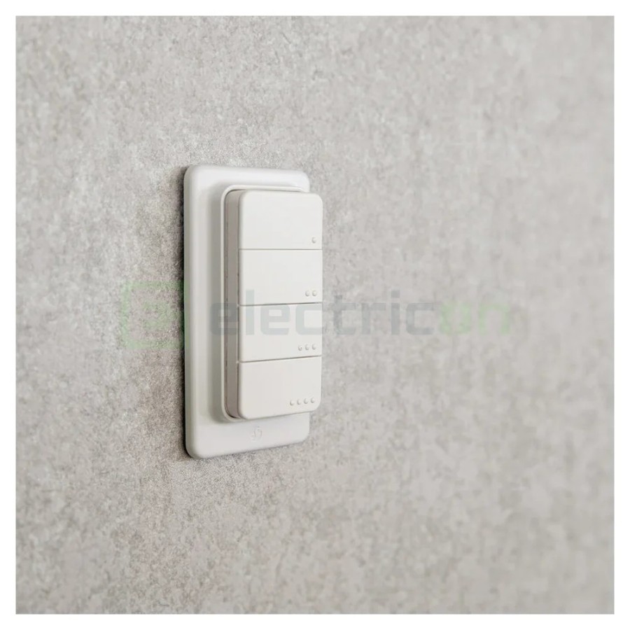 Telecomandă smart - Controler scene - BLU RC Button 4, suport magnetic, Bluetooth - Shelly BLU RC Button 4