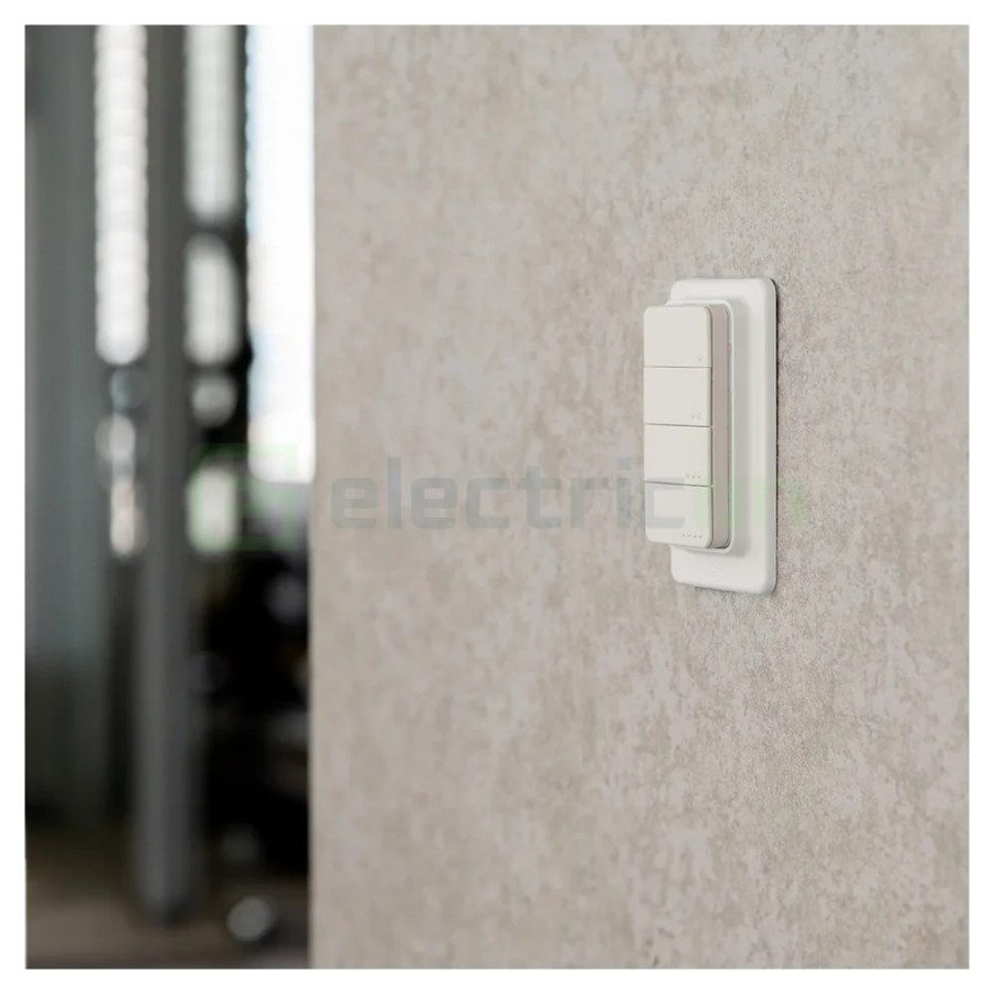 Telecomandă smart - Controler scene - BLU RC Button 4, suport magnetic, Bluetooth - Shelly BLU RC Button 4