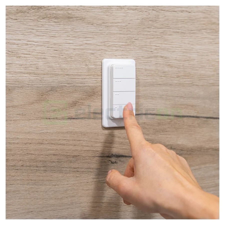 Telecomandă smart - Controler scene - BLU RC Button 4, suport magnetic, Bluetooth - Shelly BLU RC Button 4