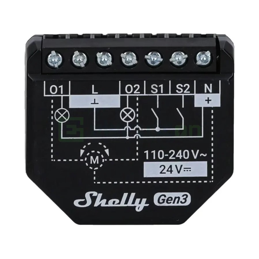 Telecomandă smart - Controler scene - BLU RC Button 4, suport magnetic, Bluetooth - Shelly BLU RC Button 4