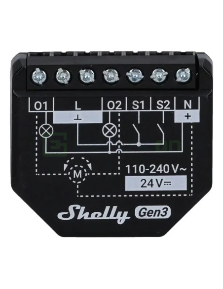 Telecomandă smart - Controler scene - BLU RC Button 4, suport magnetic, Bluetooth - Shelly BLU RC Button 4