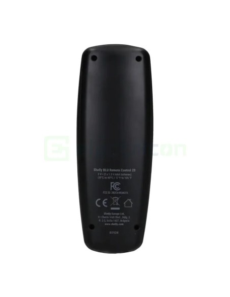 Telecomandă smart - Controler scene - BLU Remote ZB, Zigbee, Bluetooth, neagră - Shelly BLU Remote ZB Black