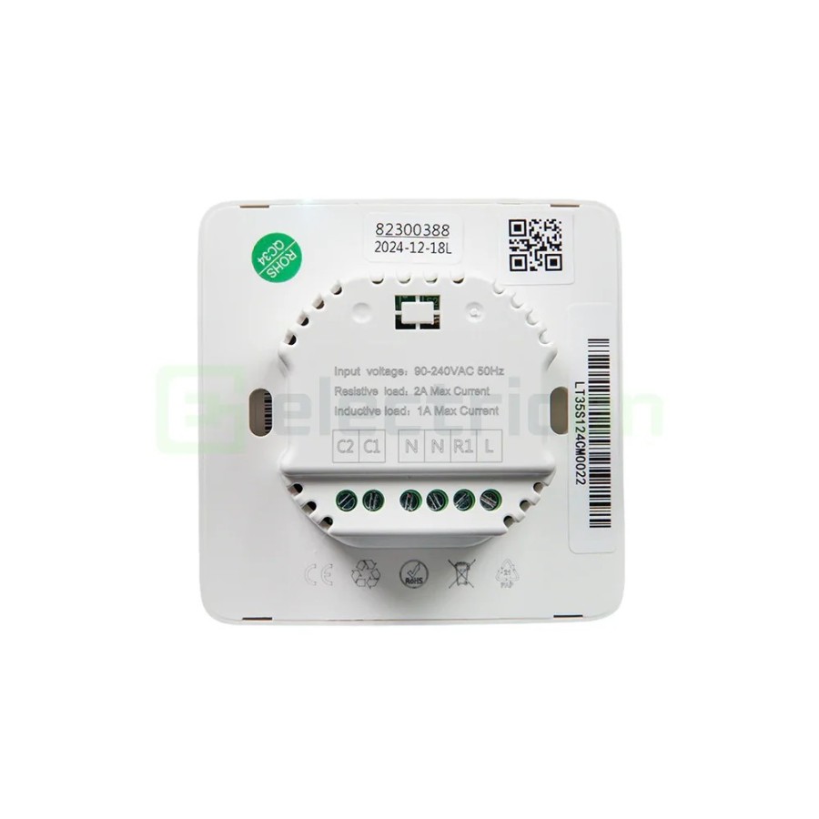 Termostat Smart - Controler încălzire - pt pardoseală, tactil, Powered by ShellyX - LinkedGo Powered by ShellyX