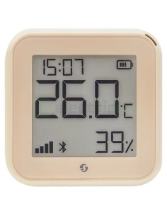 Termostat smart - Termohigrometru - H&T Gen3 Mocha, ecran E-ink, Wi-Fi, maro - Shelly H&T Gen3 Mocha