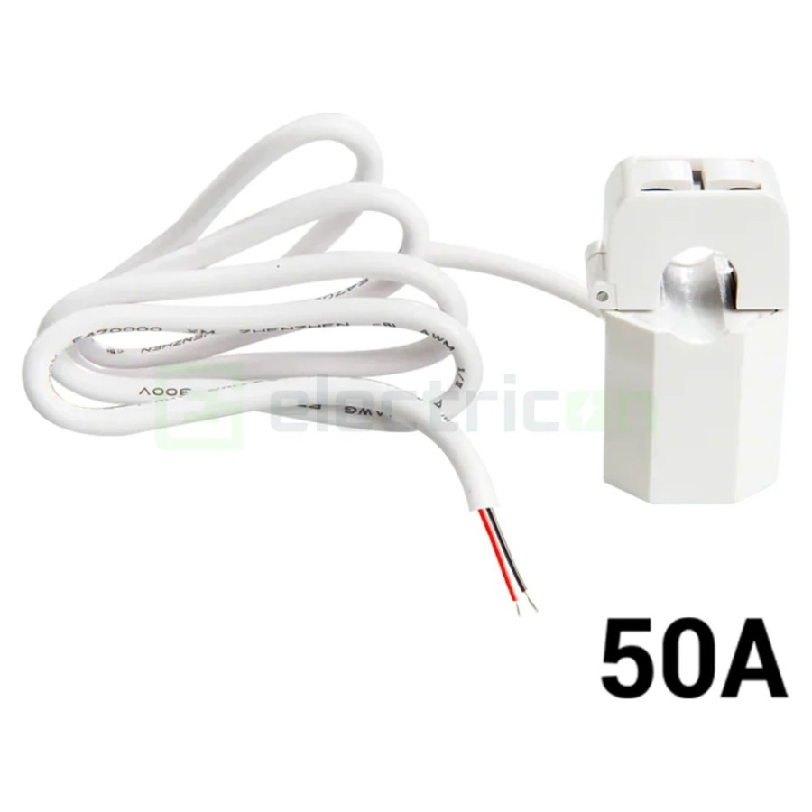 Transformator curent - Clemă ampermetrică - capacitate 50A, compatibil cu Shelly EM - Shelly 50A Clamp EM