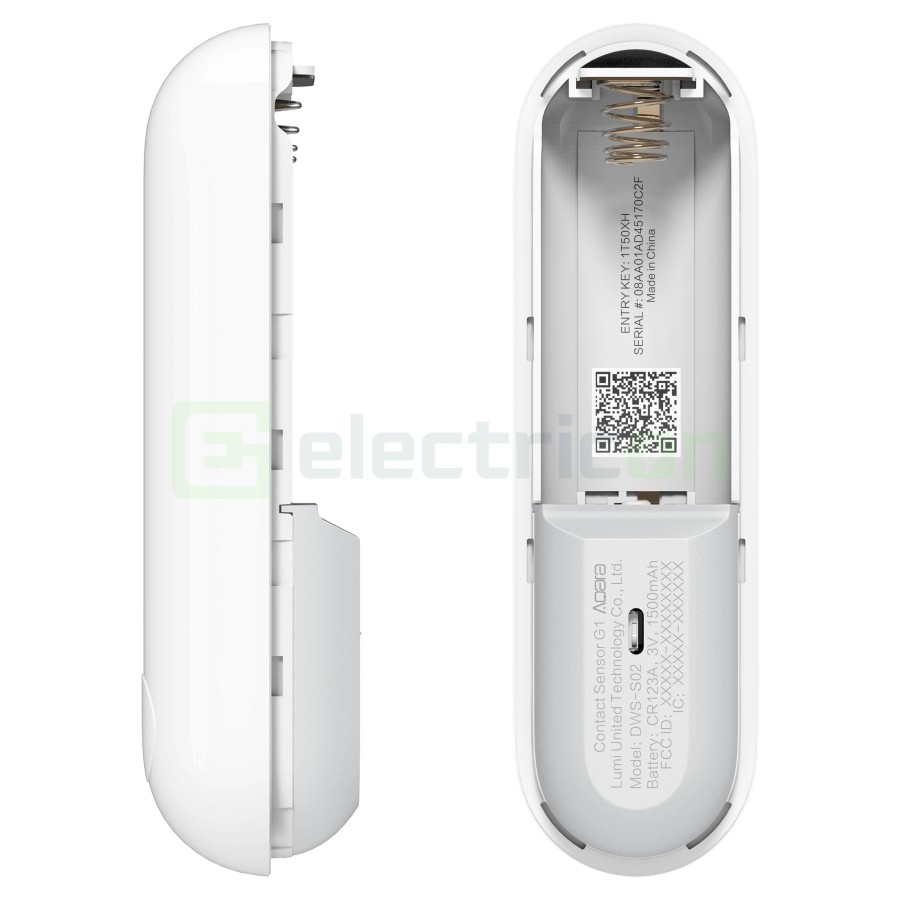 Senzor geam/ușă - Detector smart - model P2, compatibilitate Matter, Apple HomeKit - Aqara Door/Window P2