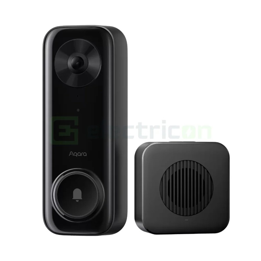 Sonerie video 2K - Clopotel smart - Doorbell G400 Select, recunoaștere AI locală - Aqara G400 Select
