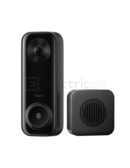 Sonerie video 2K - Clopotel smart - Doorbell G400 Select, recunoaștere AI locală - Aqara G400 Select