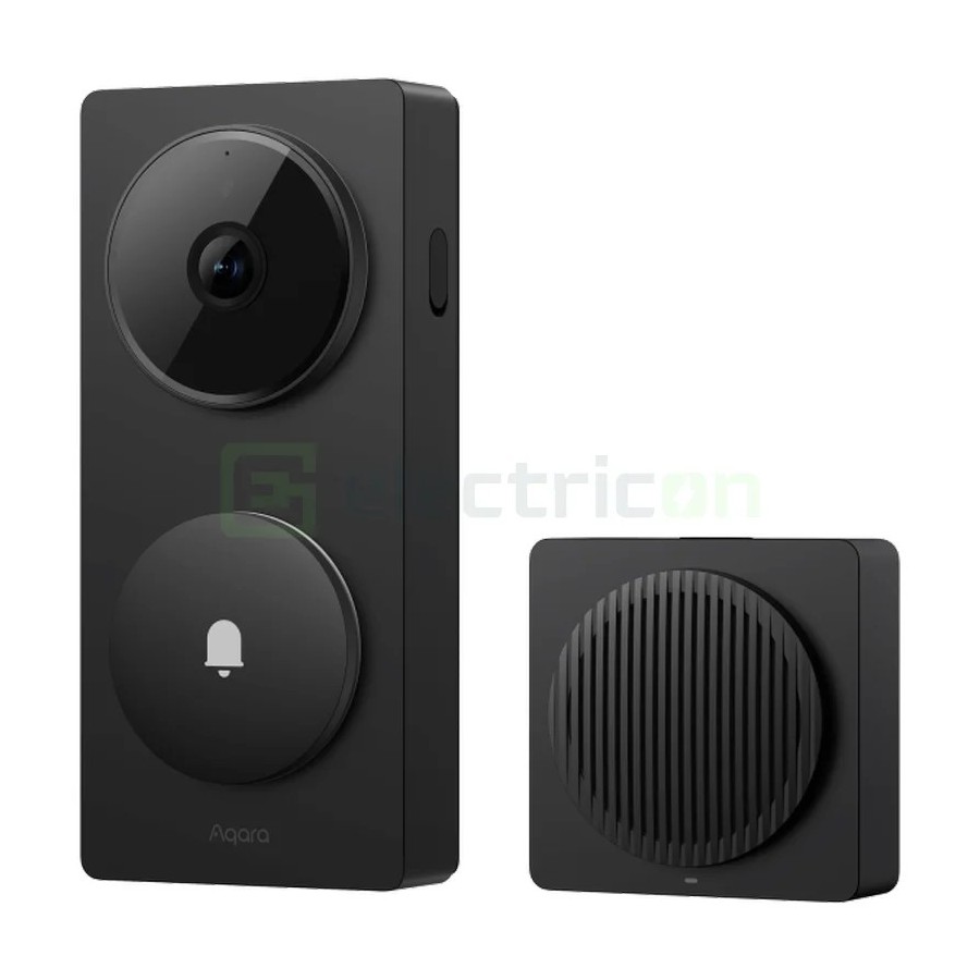 Sonerie video 2K - Clopotel smart - Hub Matter, Thread, recunoaștere facială - Aqara Hub G410 CH-C09D