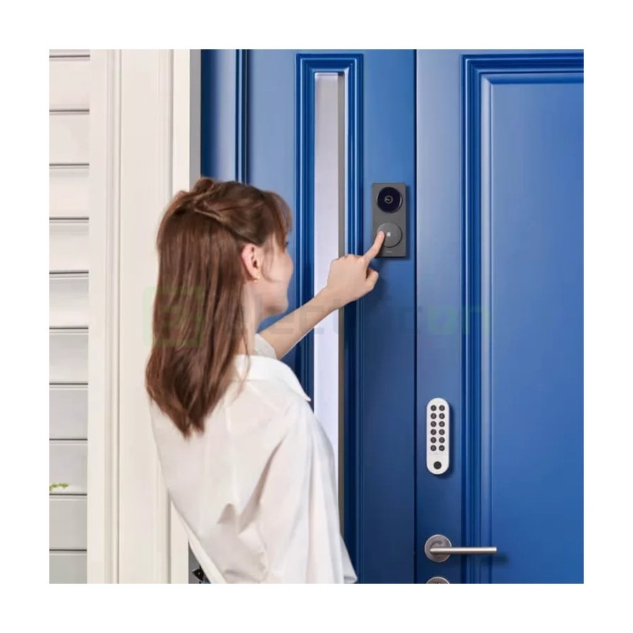 Sonerie video 2K - Clopotel smart - Hub Matter, Thread, recunoaștere facială - Aqara Hub G410 CH-C09D