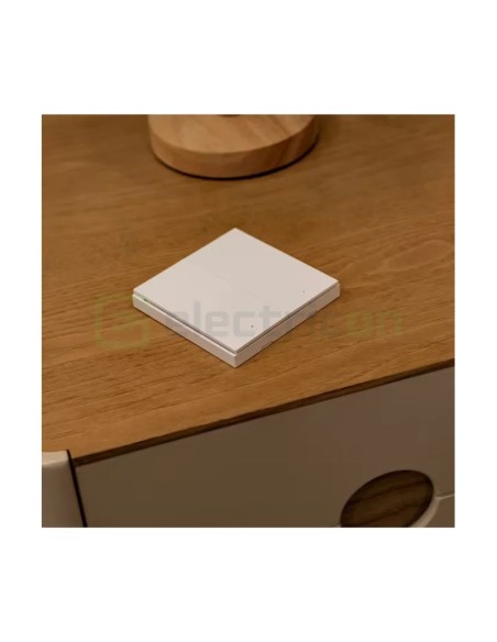 Telecomandă smart - Comutator wireless - Remote Switch H1, Double Rocker, albă - Aqara H1 WRS-R02 White