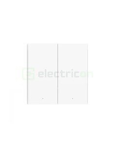 Telecomandă smart - Comutator wireless - Remote Switch H1, Double Rocker, albă - Aqara H1 WRS-R02 White