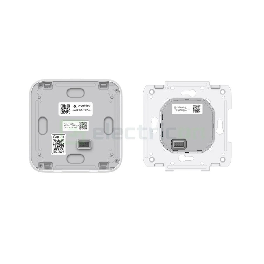 Termostat smart - Controler încălzire - Floor Heating W500, pardoseală, UT-A01D - Aqara W500 UT-A01D