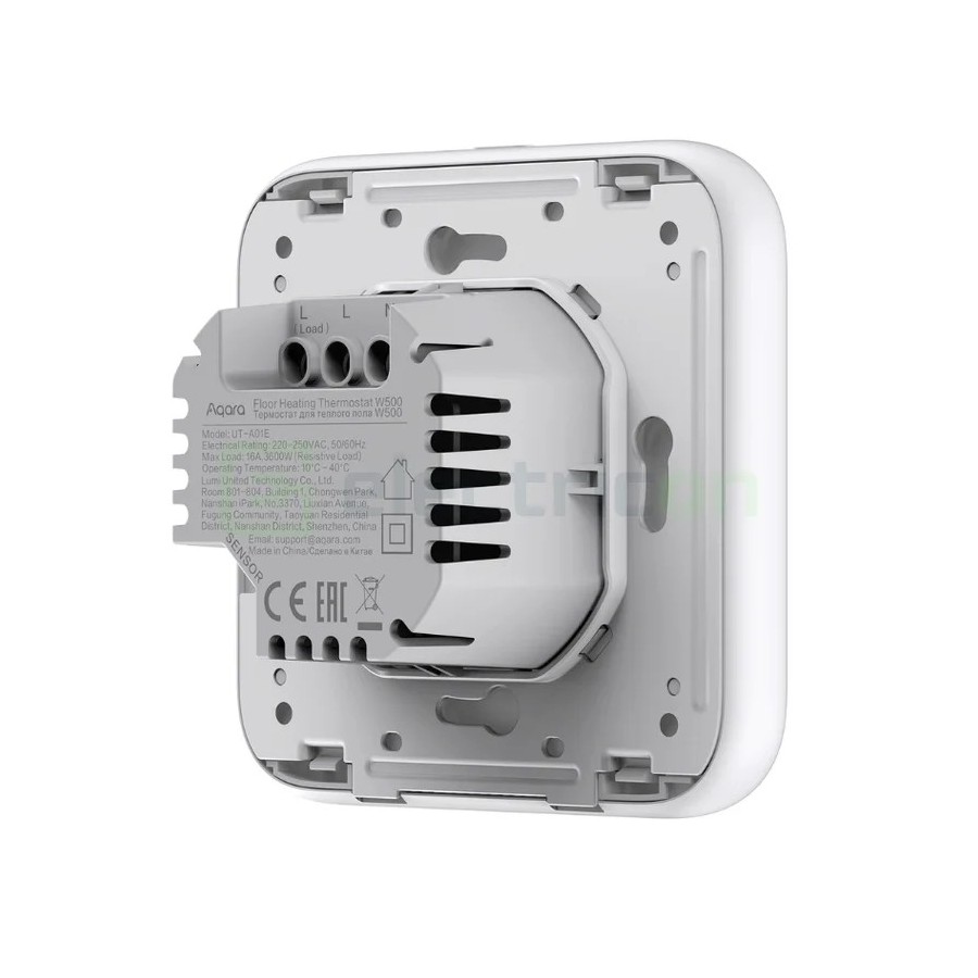 Termostat smart - Controler încălzire - Floor Heating W500, pardoseală, UT-A01D - Aqara W500 UT-A01D