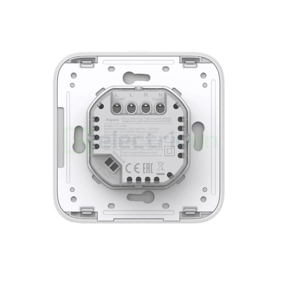 Termostat smart - Controler încălzire - Floor Heating W500, pardoseală, UT-A01D - Aqara W500 UT-A01D