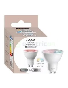 Bec Led RGB - Bec smart multicolor - soclu GU10, flux 450 Lumeni, Thread, Zigbee - Aqara Bulb T2 RGB GU10 2